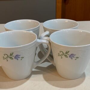 Princess House Veranda Set of 4 Cups.  With box.